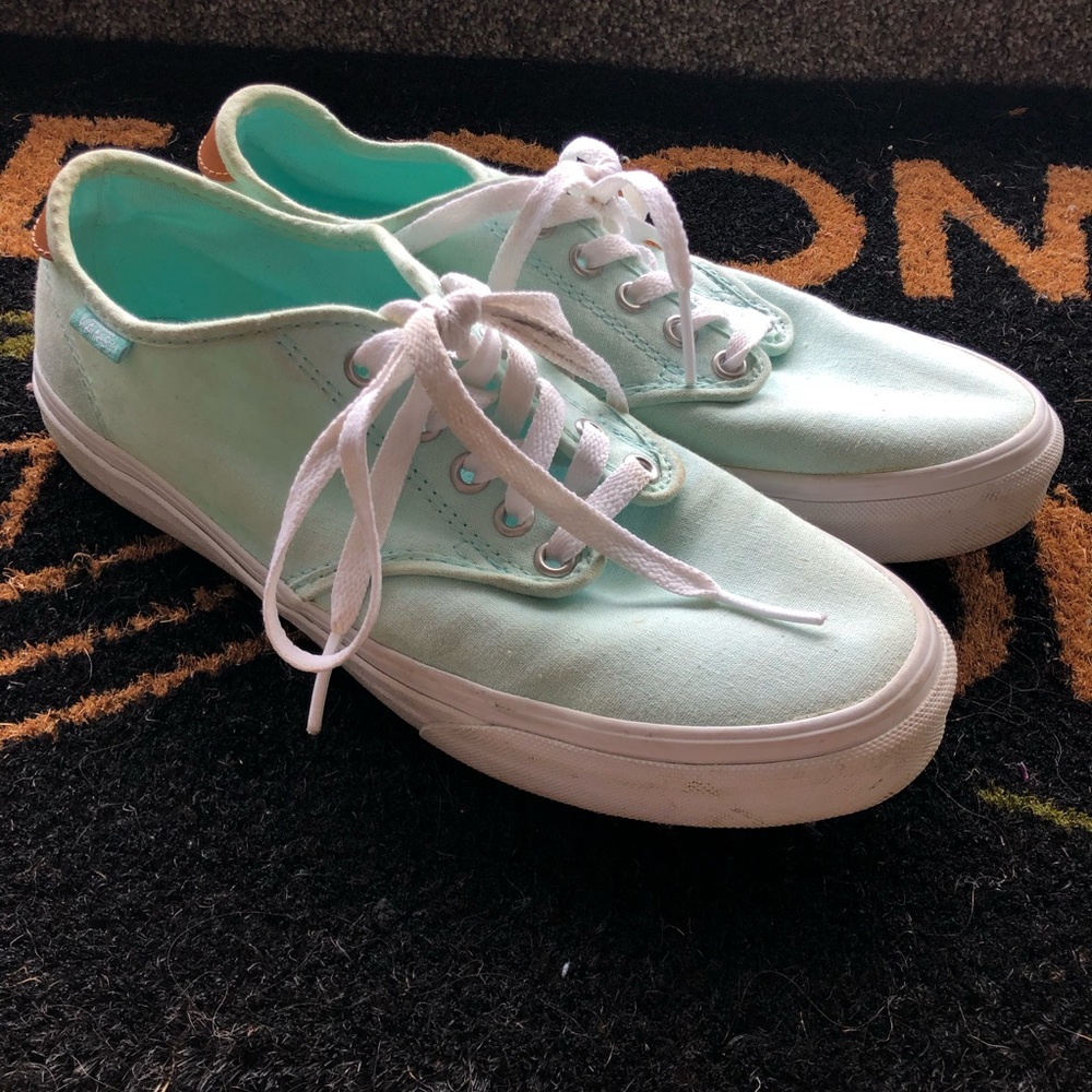 Mint Colored Vans - image 2